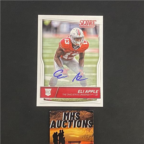 ELI APPLE 2016 PANINI AUTOGRAPH FOOTBALL CARD (ref2862)