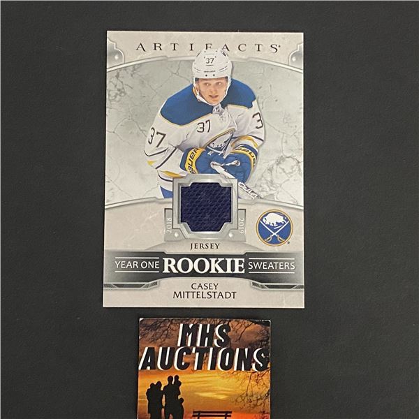 CASEY MITTELSTADT 2019-20 ARTIFACTS ROOKIE JERSEY CARD (ref2866)