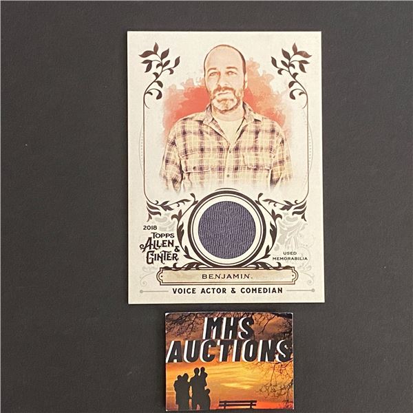 H. JON BENJAMIN 2018 TOPPS RELIC CARD (ref2898)