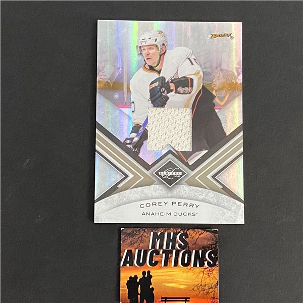 COREY PERRY 2010 PANINI JERSEY HOCKEY CARD #087/199 ONLY 199 MADE IN THE WORLD (ref163)