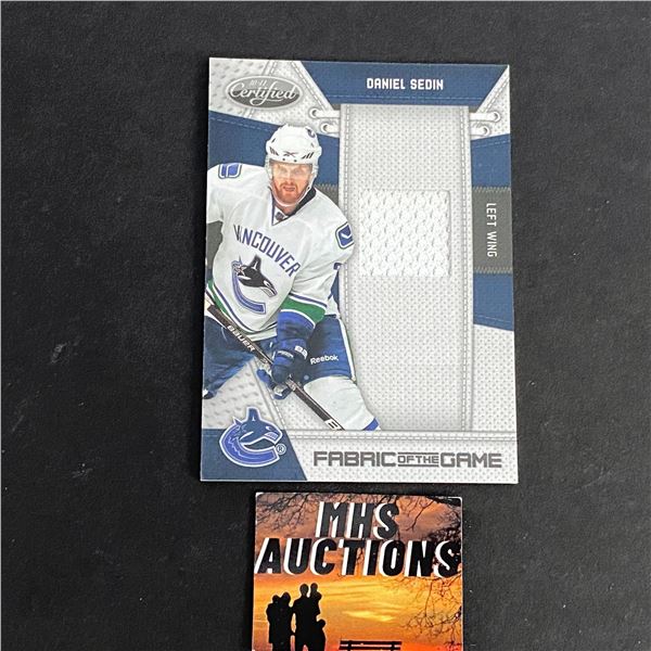 DANIEL SEDIN 2010 PANINI JERSEY HOCKEY CARD #145/250 ONLY 250 MADE IN THE WORLD (ref167)