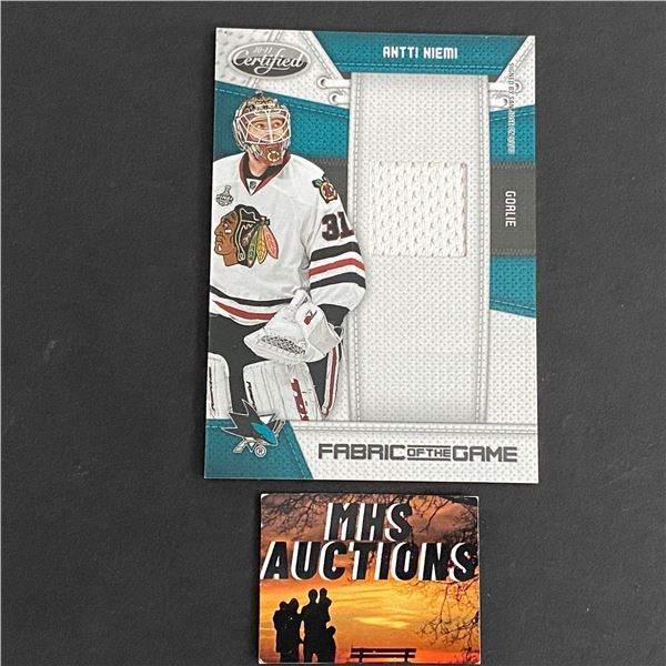 ANTTI NIEMI 2010 PANINI JERSEY HOCKEY CARD #138/250 ONLY 250 MADE IN THE WORLD (ref172)