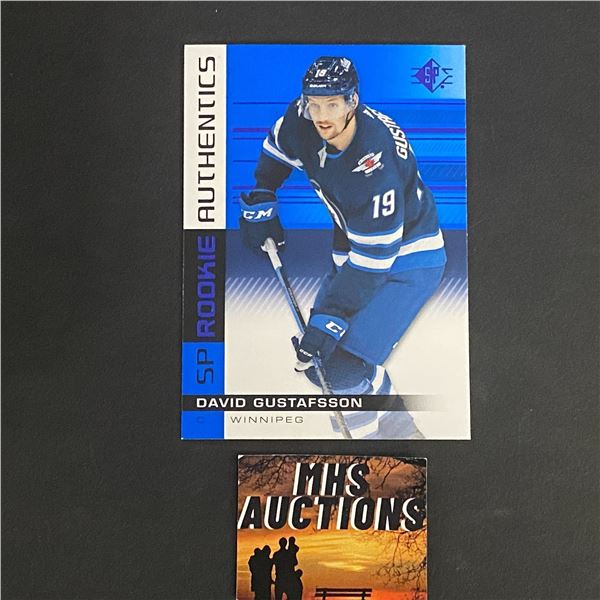 2019-20 SP HOCKEY ROOKIE CARD DAVID GUSTAFSSON HOCKEY CARD (ref2732)