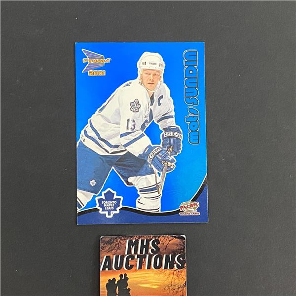 2001 UPPER DECK MCDONALDS MATS SUNDIN BLUE RARE HOCKEY CARD (ref2528)