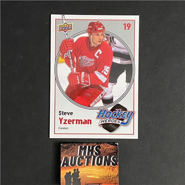 STEVE YZERMAN UPPER DECK RARE INSERT CARD HH2 (ref2571)