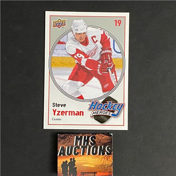 STEVE YZERMAN UPPER DECK RARE INSERT CARD HH8 (ref2577)