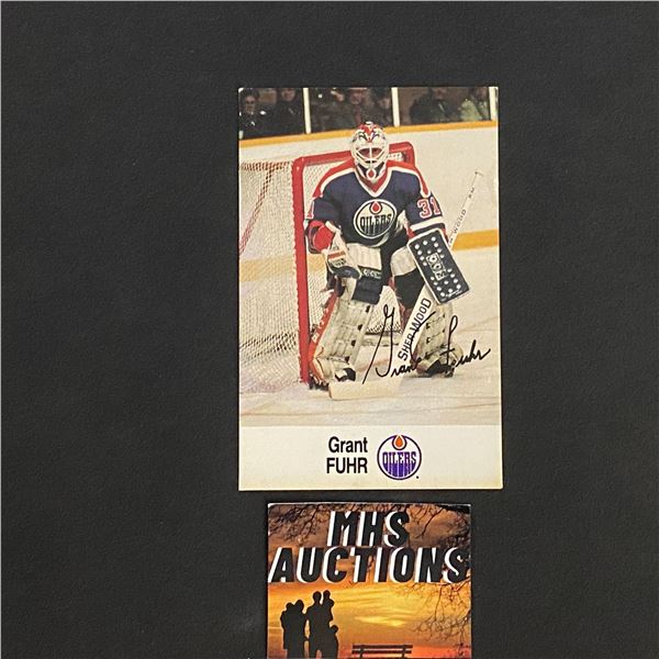 GRANT FUHR 1988-89 ESSO ALL STAR COLLECTION HOCKEY CARD (ref128)