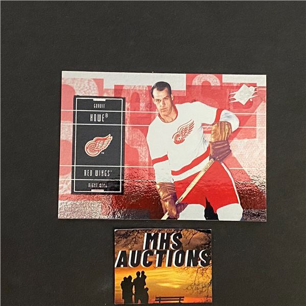 GORDIE HOWE 2009-10 SPX HOCKEY CARD (ref130)