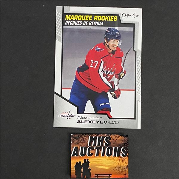 ALEXANDER ALEXEYEV 2020-21 O PEE CHEE MARQUEE ROOKIE HOCKEY CARD (ref2869)