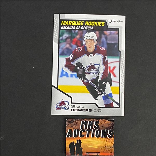 SHANE BOWERS 2020-21 O PEE CHEE MARQUEE ROOKIE HOCKEY CARD (ref2879)