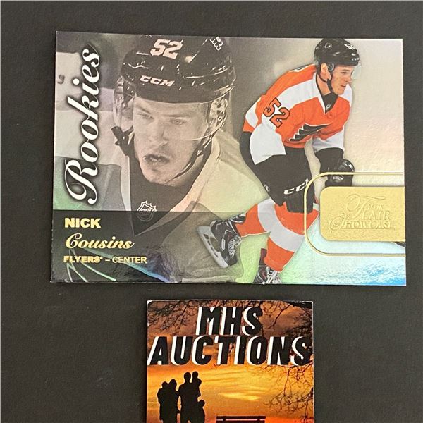 NICK COUSINS 2015-16 FLEER SHOWCASE HOCKEY ROOKIE CARD (ref2900)