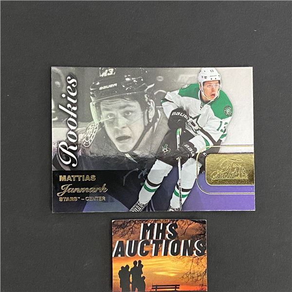 MATTIAS JANMARK 2015-16 FLEER SHOWCASE HOCKEY ROOKIE CARD (ref2902)