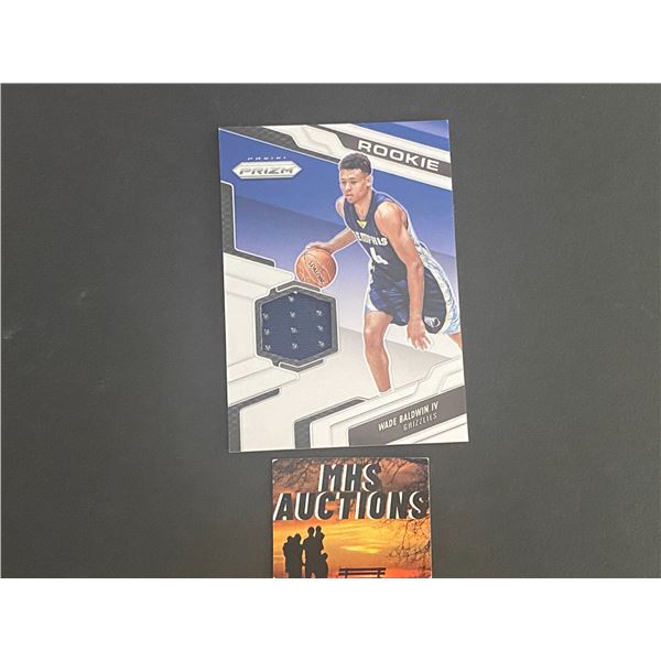 WADE BALDWIN IV 2016-17 PANINI BASKETBALL JERSEY CARD (ref227)