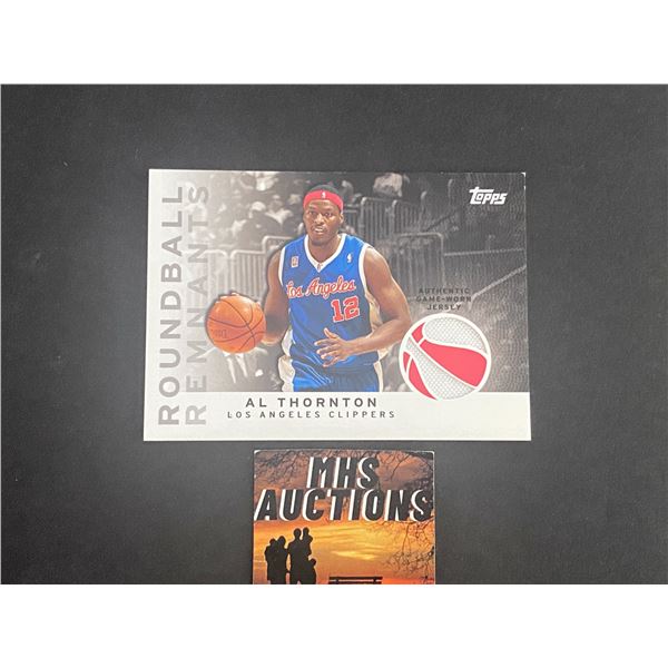 AL THORNTON 2009 NBA TOPPS BASKETBALL JERSEY CARD (ref228)