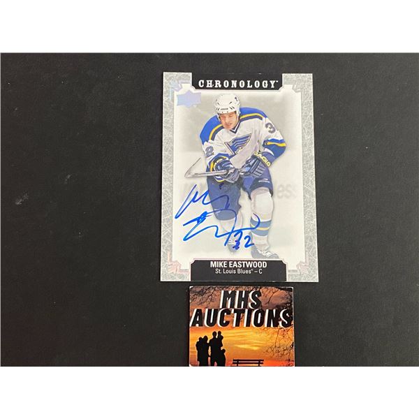 MIKE EASTWOOD 2018-19 CHRONOLOGY AUTOGRAPH HOCKEY CARD (ref258)