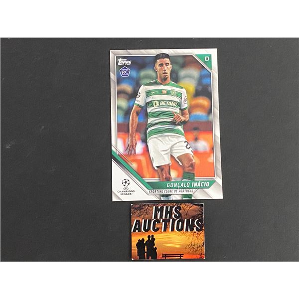 GONCALO INACIO 2022 TOPPS SOCCER ROOKIE CARD (ref266)