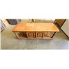 Image 1 : 54" X 20" X 16" COFFEE TABLE SOLID WOOD