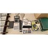 Image 6 : MIXED LOT OF RECORDS, CALCULATORS, VHS, PICTURE FRAME, LAPTOP BAG, MINI COOLER