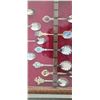 Image 11 : COLLECTION OF SPOONS AND DISPLAY CASE
