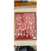 Image 1 : COLLECTION OF SPOONS AND DISPLAY CASE