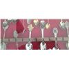 Image 6 : COLLECTION OF SPOONS AND DISPLAY CASE