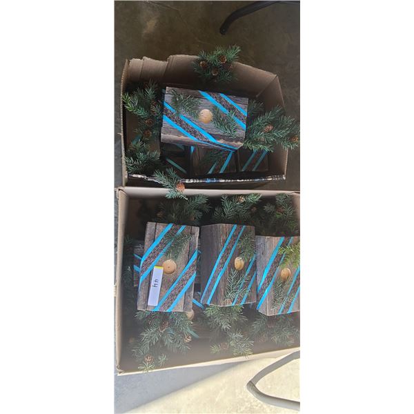 BARNWOOD WEDDING CENTER PIECES X 16