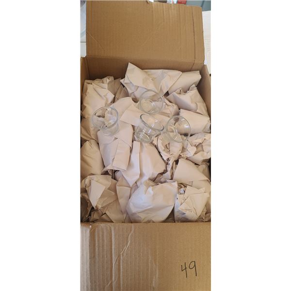 TWO LARGE BOXES OF CANDLE HOLDERS