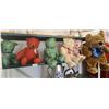 Image 1 : SIX ASSORTED TEDDY BEARS