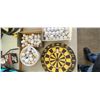 Image 1 : LARGE LOT OF GOLF BALLS 150+/- PLUS DART BOARD