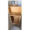 Image 1 : PLYWOOD BOX AND OAK SHELFE