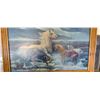 Image 2 : FRAMED HORSE PRINT - LUMEN WINTER - 45 1/2 X 29 1/2"