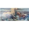 Image 4 : FRAMED HORSE PRINT - LUMEN WINTER - 45 1/2 X 29 1/2"