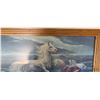 Image 8 : FRAMED HORSE PRINT - LUMEN WINTER - 45 1/2 X 29 1/2"