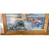 Image 9 : FRAMED HORSE PRINT - LUMEN WINTER - 45 1/2 X 29 1/2"