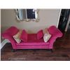 Image 1 : RED SEATEE 75" X 27" VOGEL CHAISE COMES WITH ARMS ON BOTH SIZE