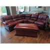 Image 1 : LEATHER SECTIONAL RETAILS OUT AT $11,000