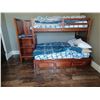 Image 1 : CAPTAINS BUNK BEDS (BIRCH) DOUBLE AND SINGLE