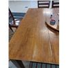 Image 9 : 36 X 54" HIGHTOP TABLE COMES WITH 18" LEAF EIGHT CHAIRS