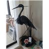 Image 1 : Metal Heron art sculpture cat B