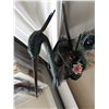 Image 5 : Metal Heron art sculpture cat B