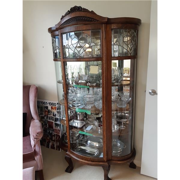 Antique China Cabinet cat C