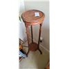 Image 2 : Antique Oak Plant Stand. Cat B
