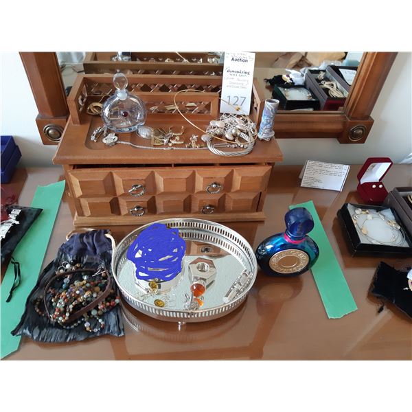 Sterling Silver and Designer Costume Jewelry Cat A