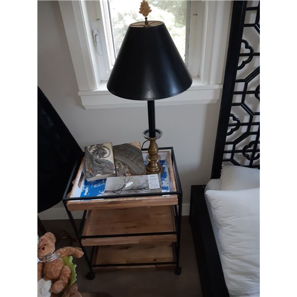 Cart, lamp, art cat B