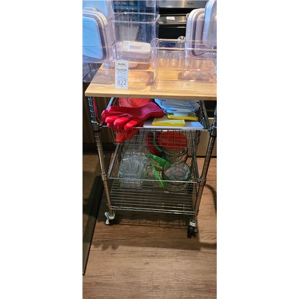 Metal Rolling Cart and More cat B