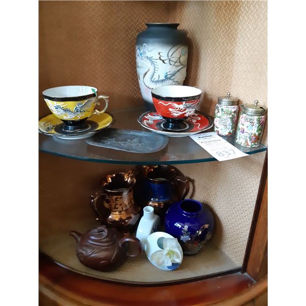 Asian Themed China Cups & Vases Cat A