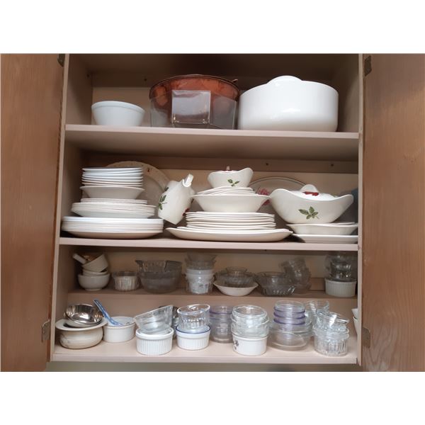 Assortment of Serving Bowls & Plates. Cat A.