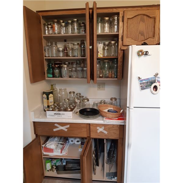 Food saver, Assortment of Jars and Baking Sheets and more. Cat A.