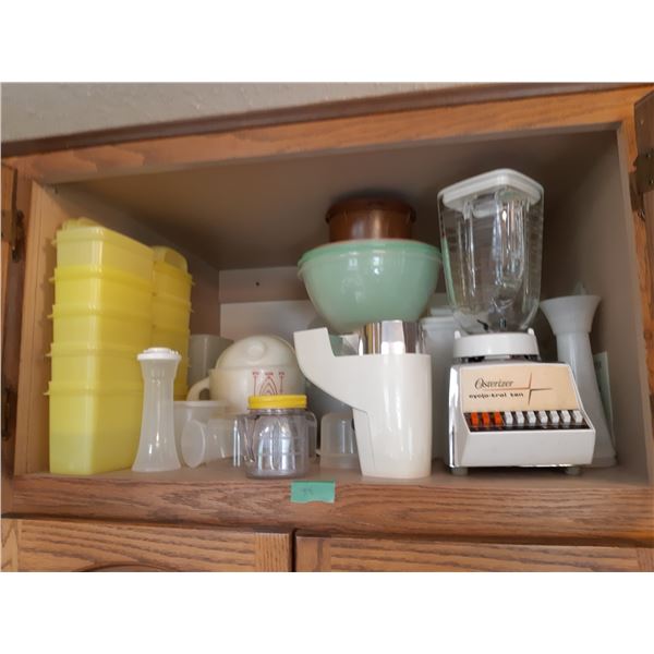 Osterizer Blender & Food Storage. Cat A.