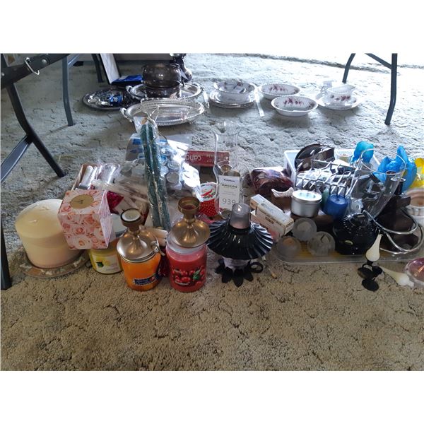 Candle Holders and Candles. Cat A